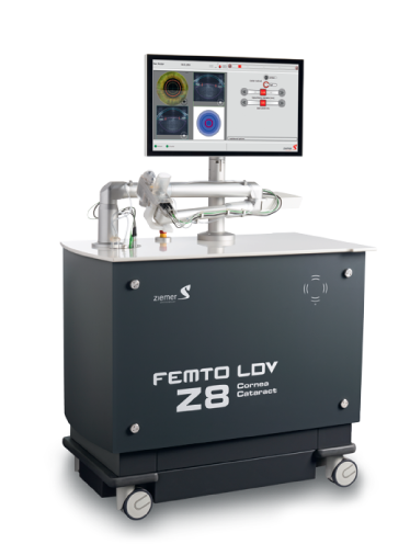 Femtosekundový laser ZIEMER FEMTO LDV Z8